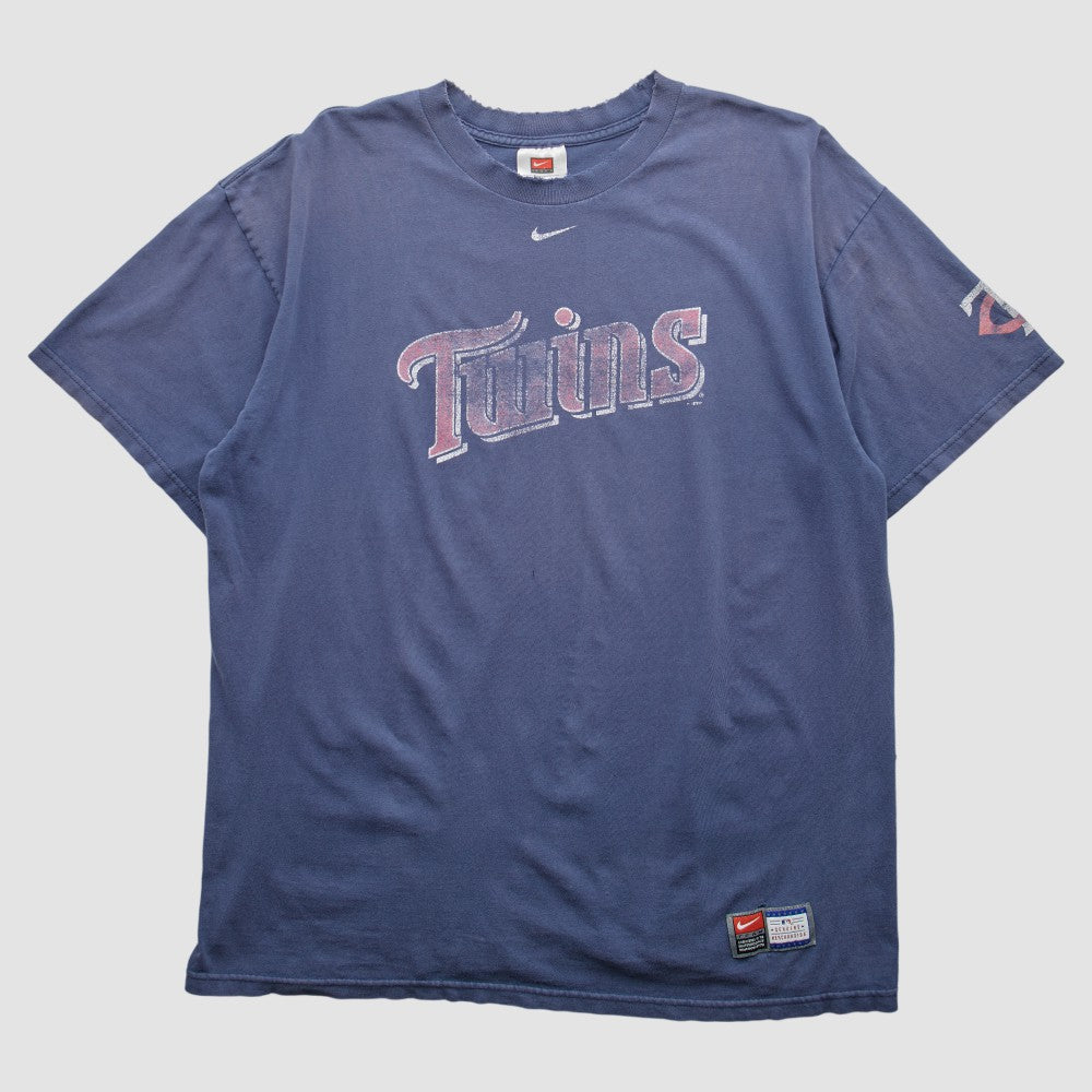 Minnesota Twins Nike 2000s T-Shirt - Navy - 2XVintage - Nike Lifestyle