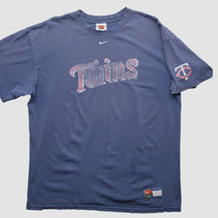 Minnesota Twins Nike 2000s T-Shirt - Navy - 2XVintage - Nike Lifestyle
