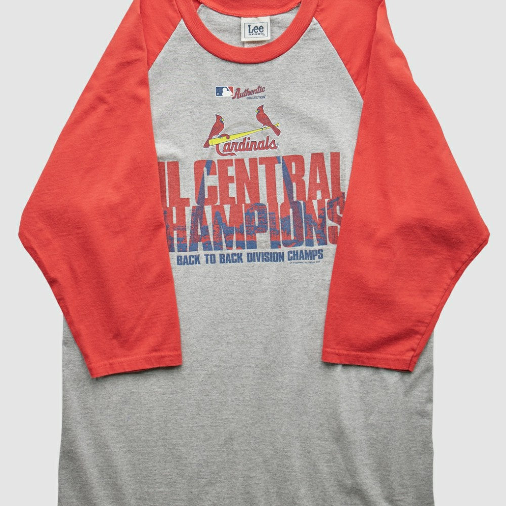 St. Louis Cardinals Lee Apparel 2005 T-Shirt - Heather Gray - Vintage - Fanatics Lifestyle