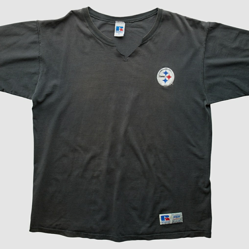 Fanatics Pittsburgh Steelers Russell 90s T-Shirt Black Vintage