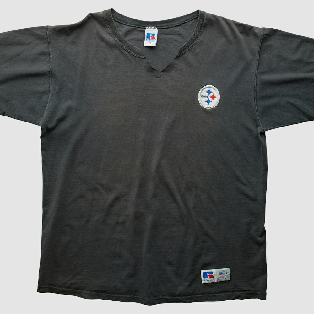Fanatics Pittsburgh Steelers Russell 90s T-Shirt Black Vintage