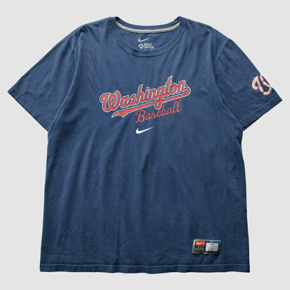 Washington Nationals Nike 2012 T-Shirt - Blue - Vintage - Nike on Sale