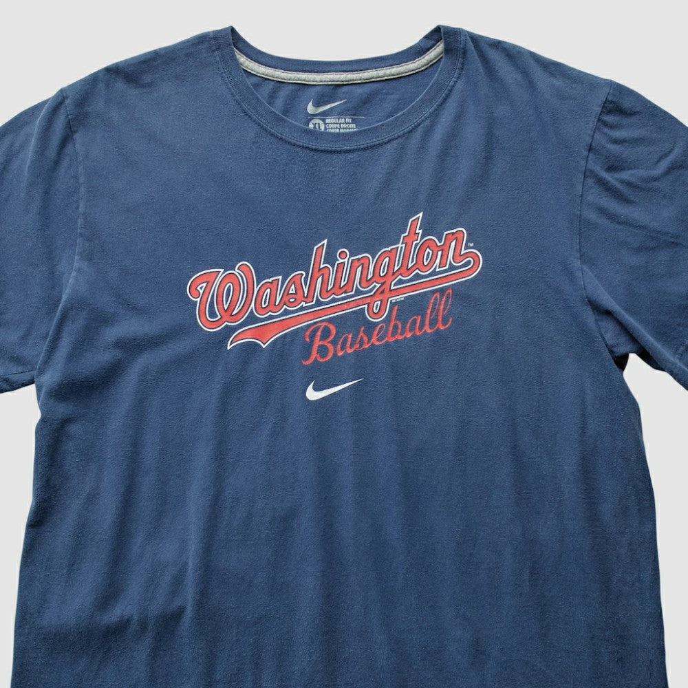 Washington Nationals Nike 2012 T-Shirt - Blue - Vintage - Nike on Sale