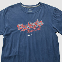 Washington Nationals Nike 2012 T-Shirt - Blue - Vintage - Nike on Sale