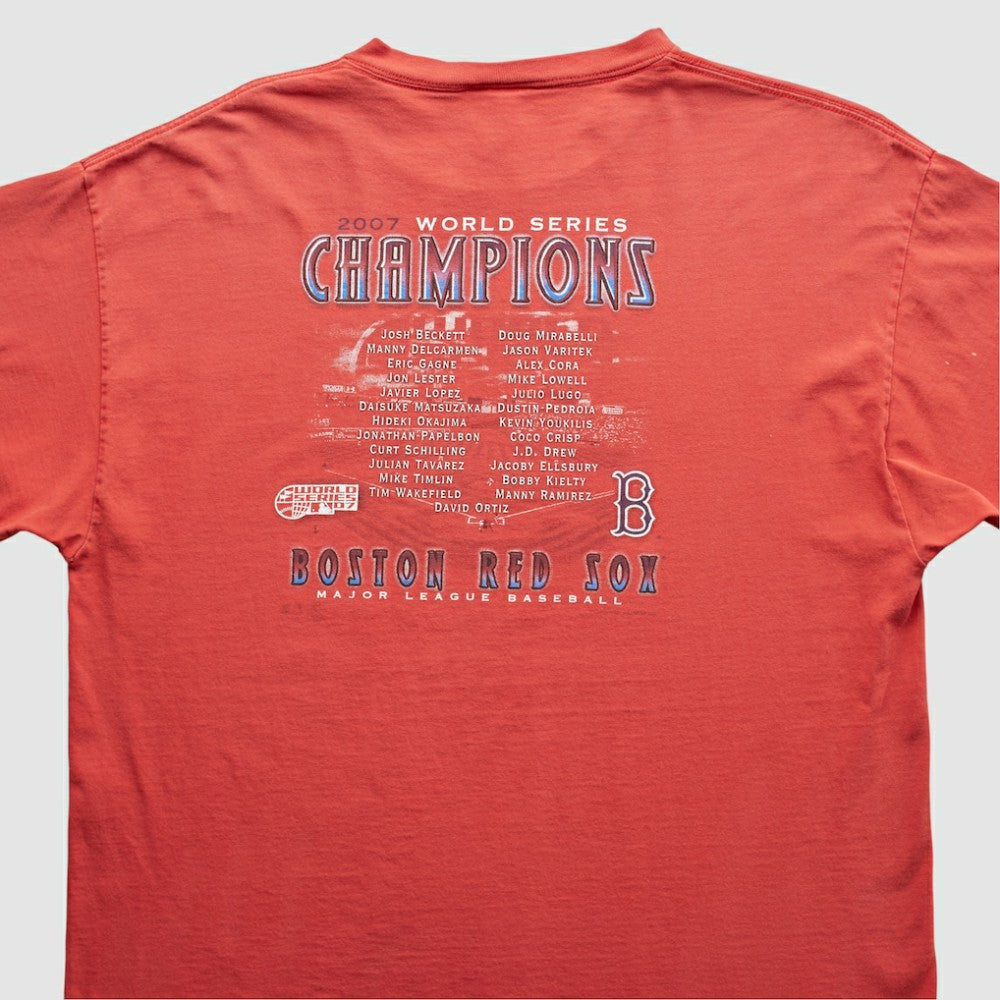 Boston Red Sox 2007 T-Shirt - Red - Vintage - Fanatics Online