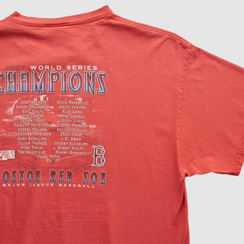 Boston Red Sox 2007 T-Shirt - Red - Vintage - Fanatics Online