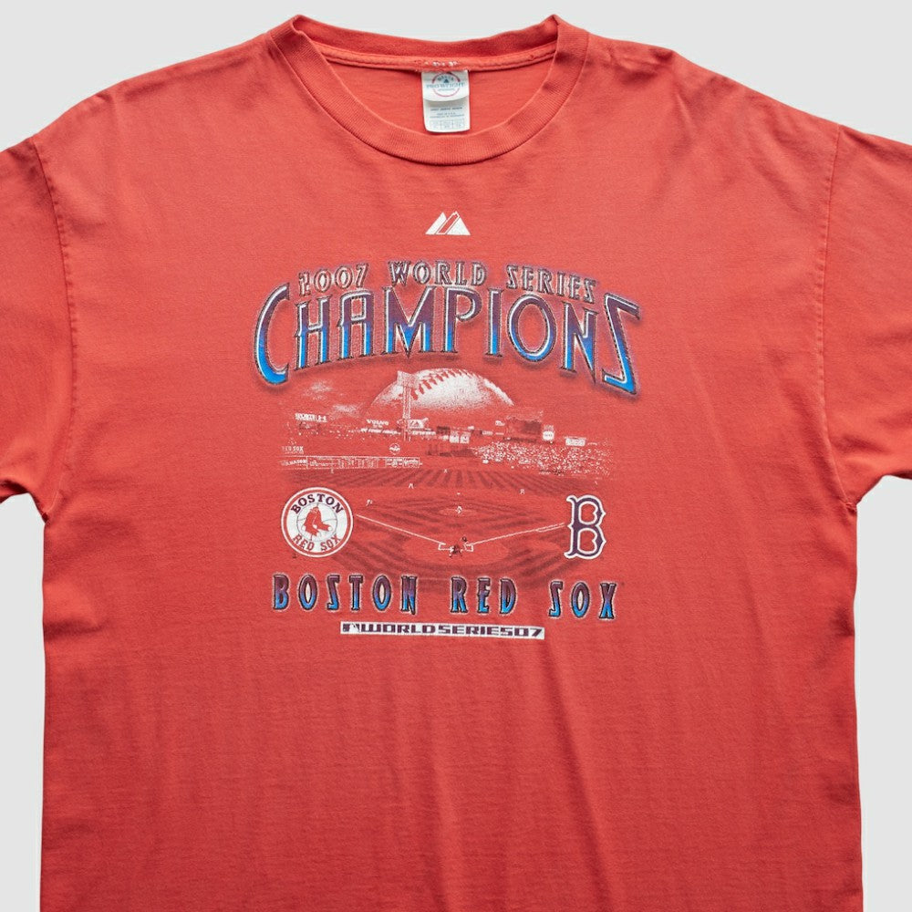 Boston Red Sox 2007 T-Shirt - Red - Vintage - Fanatics Online