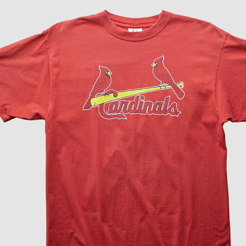 St. Louis Cardinals Majestic 2000s T-Shirt - Red - XVintage - Fanatics Lifestyle