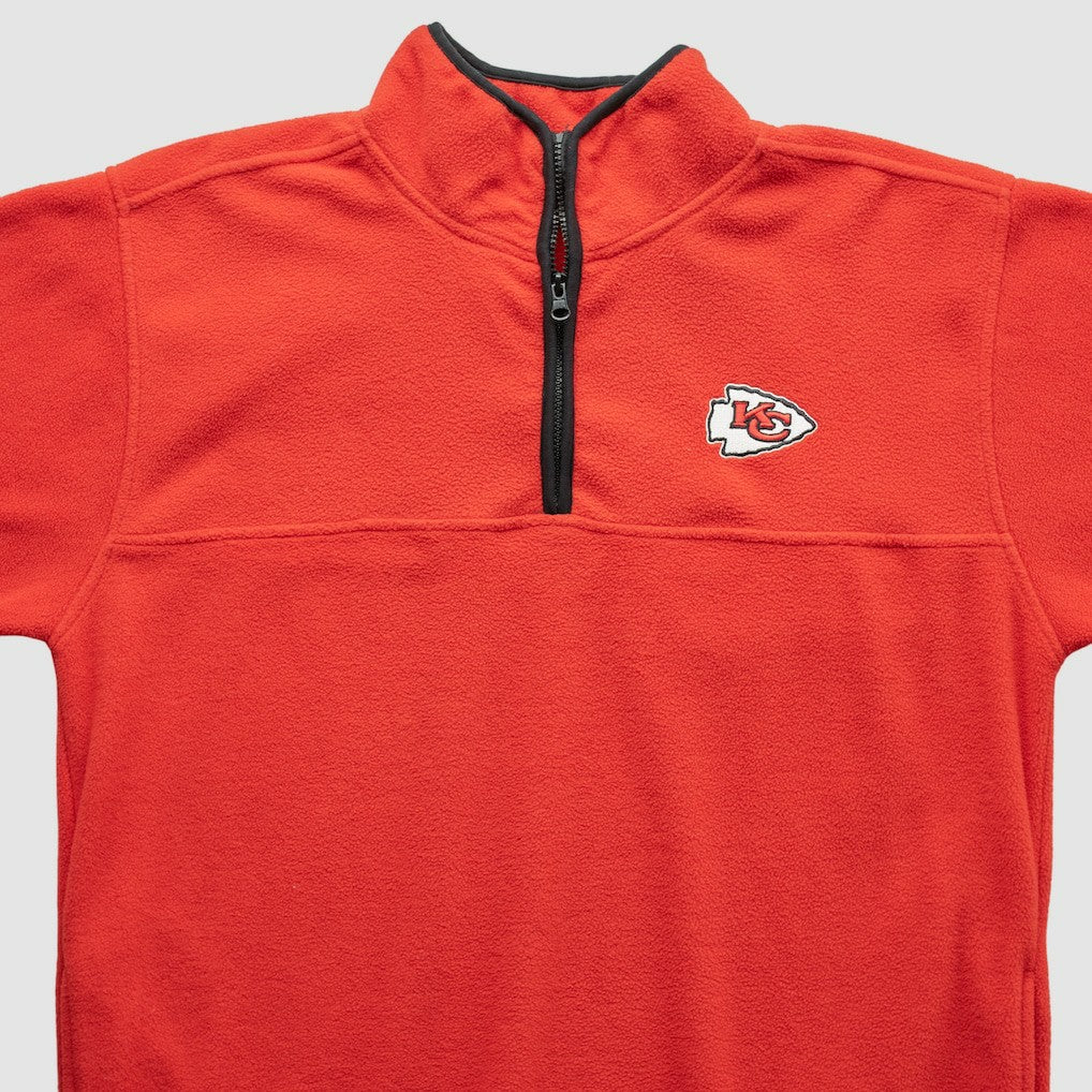 Fanatics Kansas City Chiefs NFL 2000s 1/4 Zip Sweatshirt Red Vintage