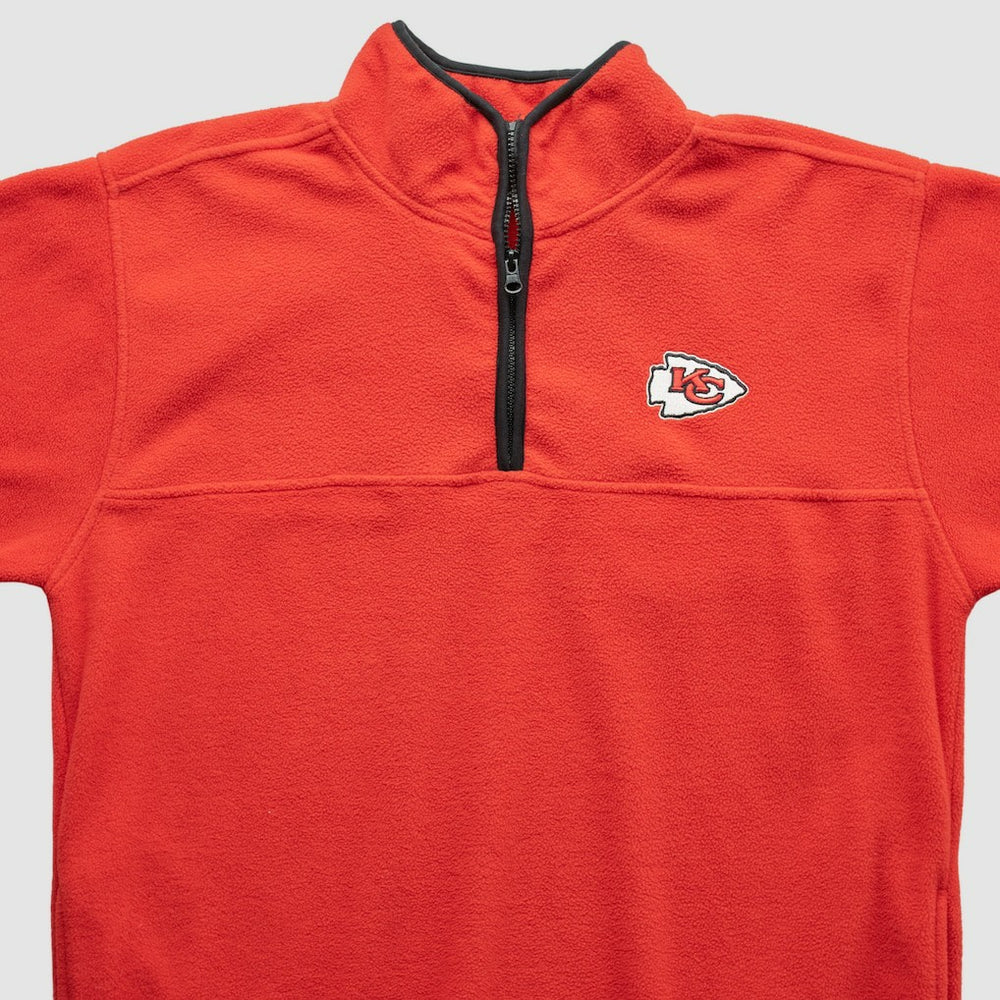 Fanatics Kansas City Chiefs NFL 2000s 1/4 Zip Sweatshirt Red Vintage