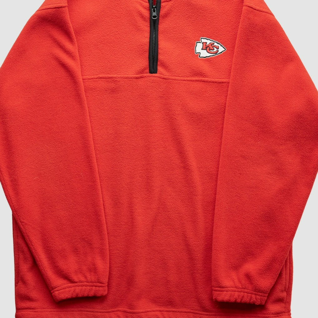 Fanatics Kansas City Chiefs NFL 2000s 1/4 Zip Sweatshirt Red Vintage