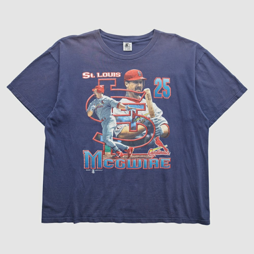 St. Louis Cardinals Starter 1996 T-Shirt - Navy - 2XVintage - Fanatics Discount