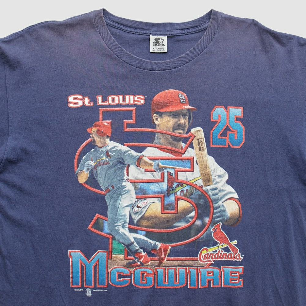 St. Louis Cardinals Starter 1996 T-Shirt - Navy - 2XVintage - Fanatics Discount