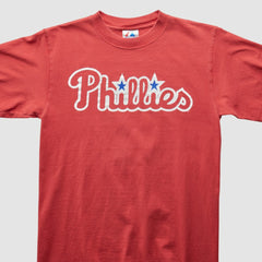 Philadelphia Phillies Majestic 2000s T-Shirt - Red - Vintage - Fanatics Online