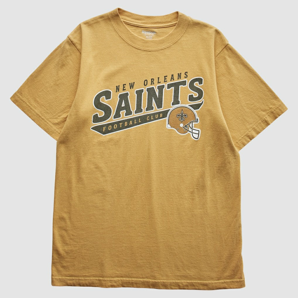 Fanatics New Orleans Saints Reebok 2000s T-Shirt Tan Vintage