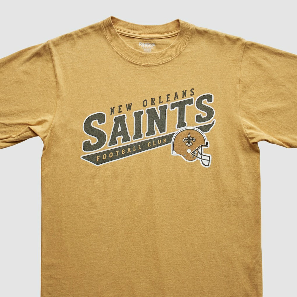 Fanatics New Orleans Saints Reebok 2000s T-Shirt Tan Vintage
