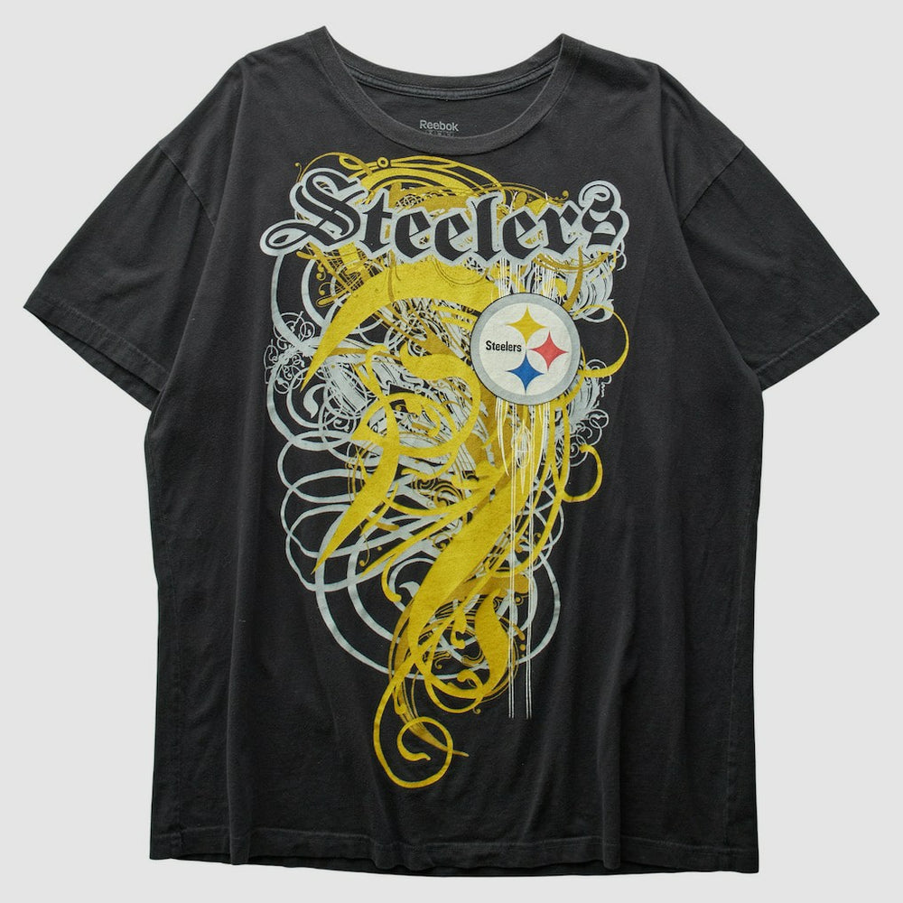 Fanatics Pittsburgh Steelers Reebok 2000s T-Shirt Black Vintage
