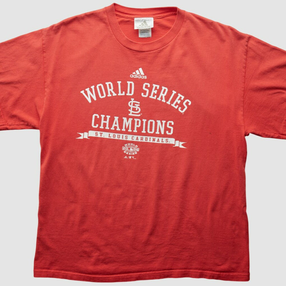 St. Louis Cardinals Adidas 2006 T-Shirt - Red - Vintage - Fanatics Discount