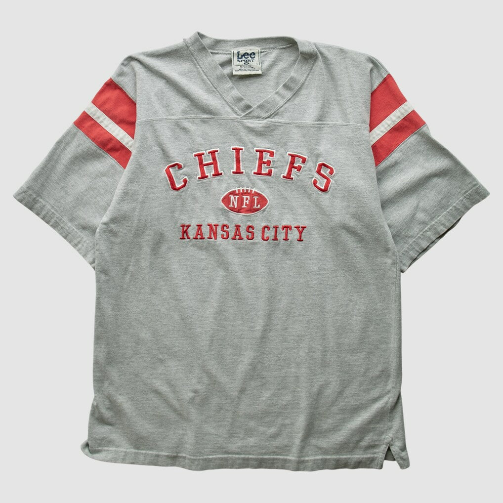 Fanatics Kansas City Chiefs Lee Apparel 2000s T-Shirt Gray Vintage