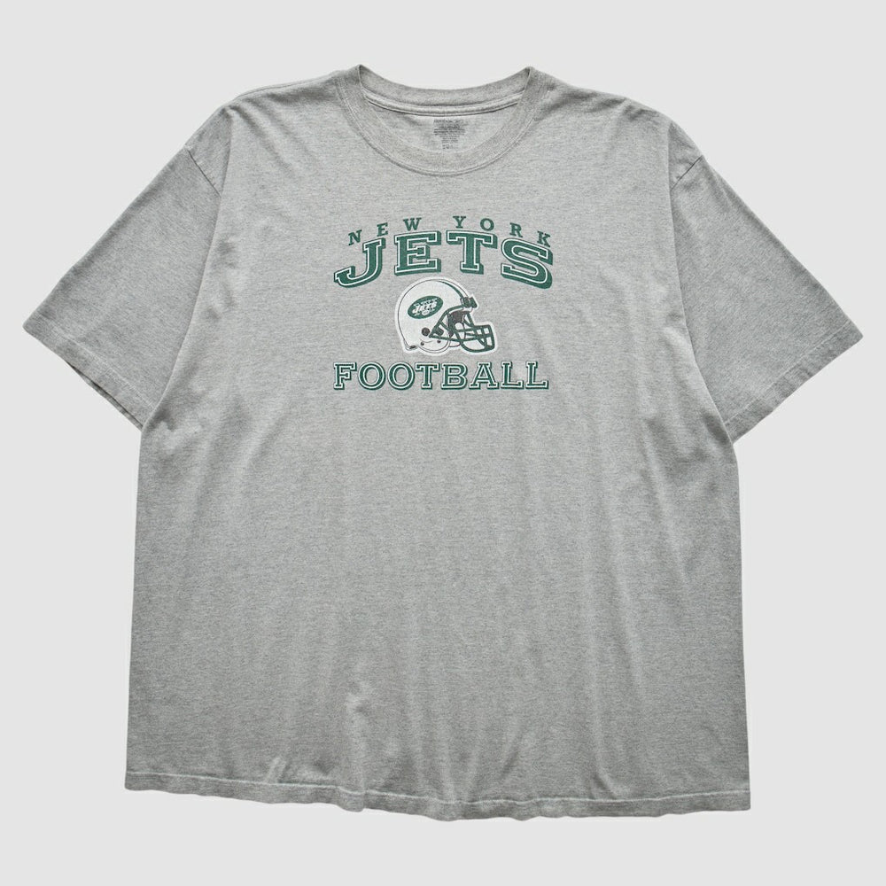 Fanatics New York Jets Reebok 2000s T-Shirt Gray Vintage