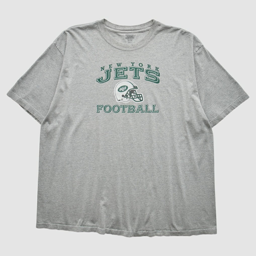 Fanatics New York Jets Reebok 2000s T-Shirt Gray Vintage