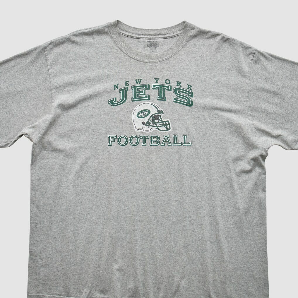 Fanatics New York Jets Reebok 2000s T-Shirt Gray Vintage