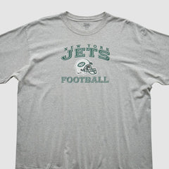 Fanatics New York Jets Reebok 2000s T-Shirt Gray Vintage