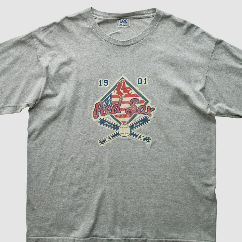 Boston Red Sox Lee Apparel 2004 Long Sleeve T-Shirt - Gray - 2XVintage - Fanatics Sale