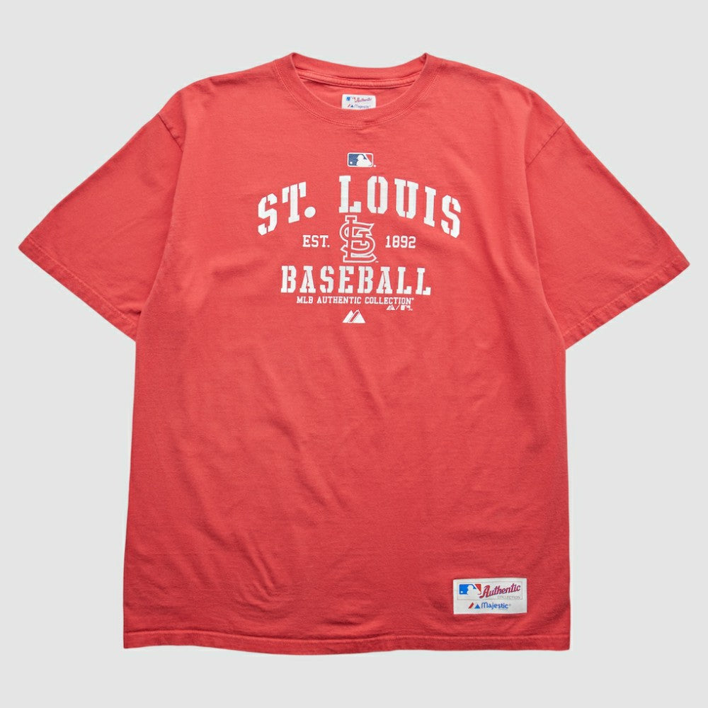 St. Louis Cardinals Majestic 2011 T-Shirt - Red - Vintage - Fanatics Online