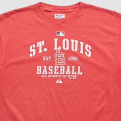 St. Louis Cardinals Majestic 2011 T-Shirt - Red - Vintage - Fanatics Online