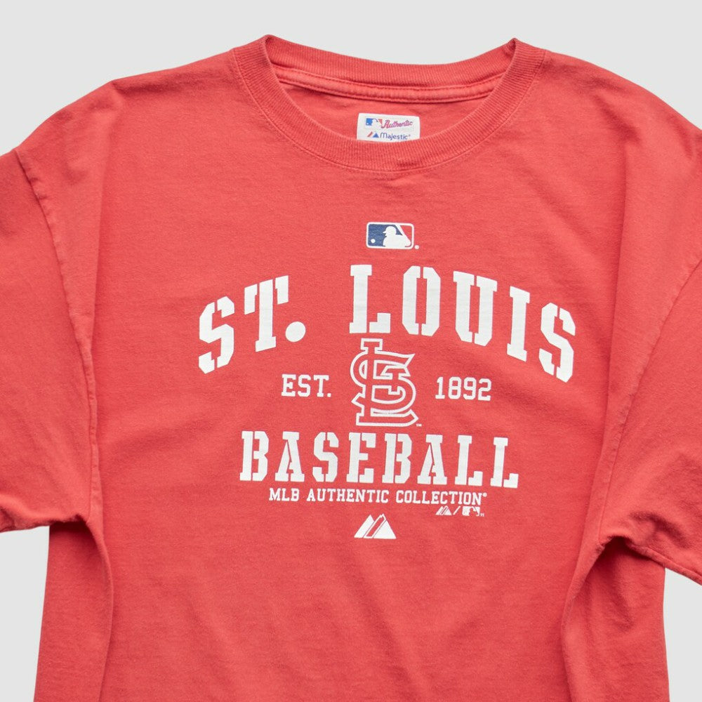 St. Louis Cardinals Majestic 2011 T-Shirt - Red - Vintage - Fanatics Online
