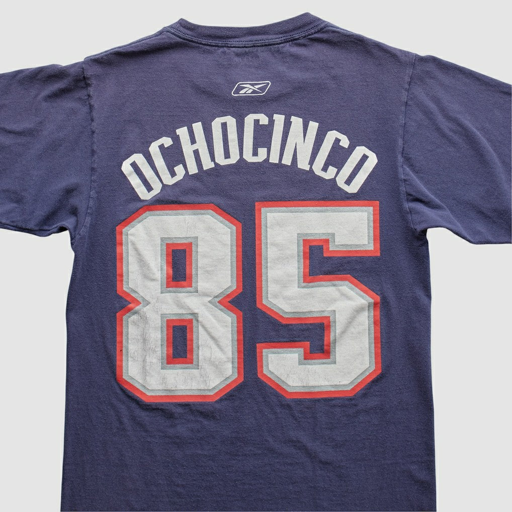 Fanatics New England Patriots Reebok 2000s T-Shirt Navy Vintage
