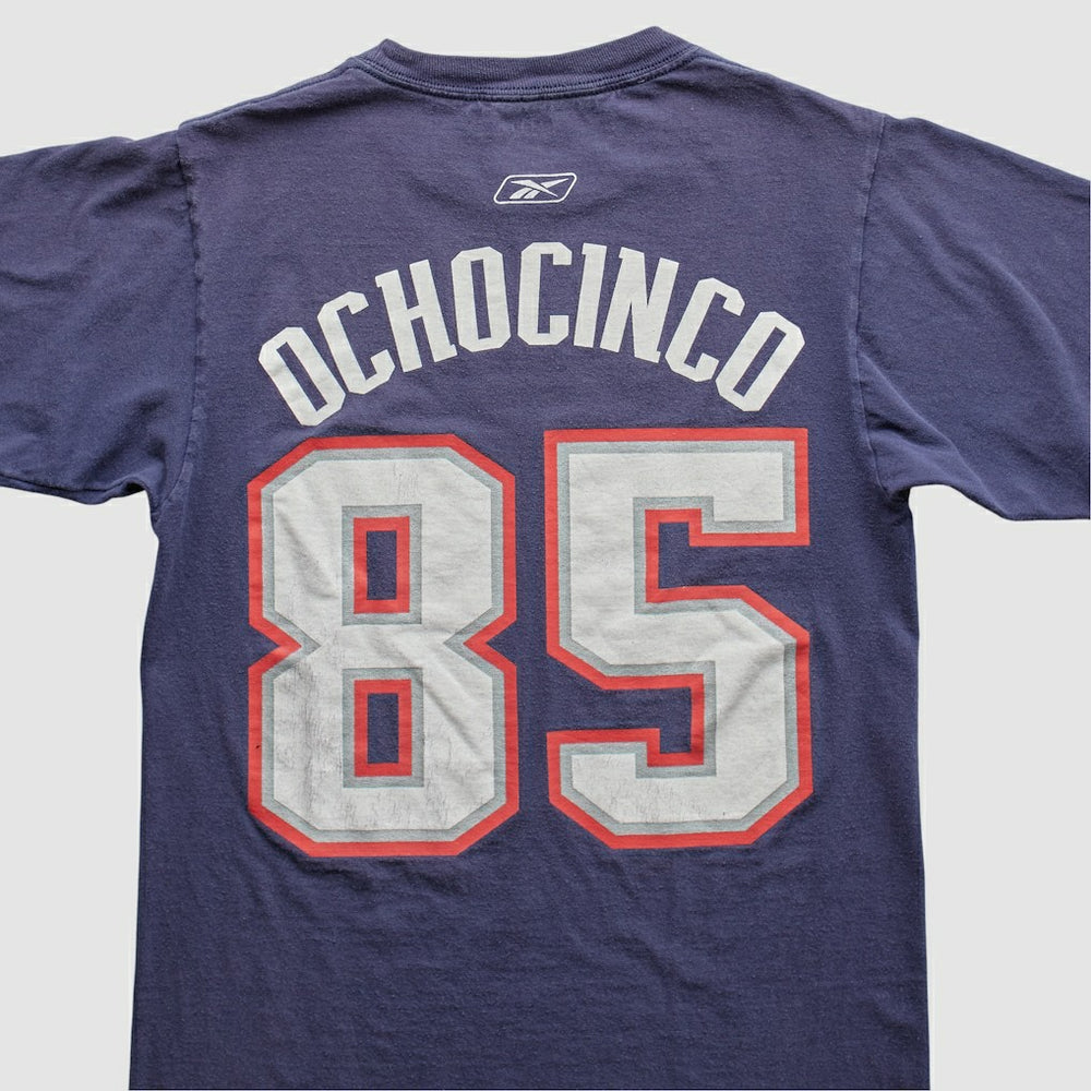 Fanatics New England Patriots Reebok 2000s T-Shirt Navy Vintage