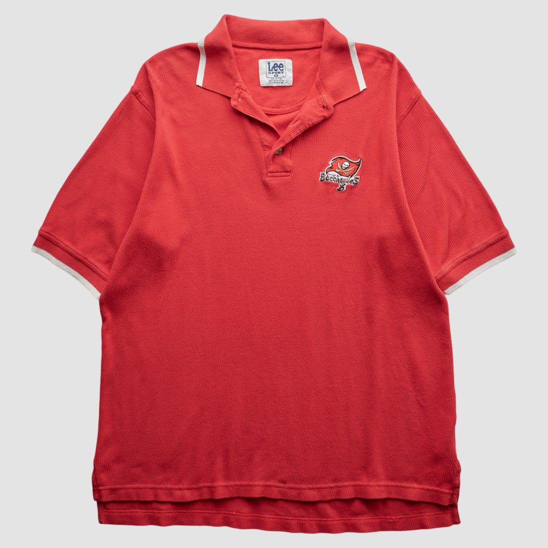 Fanatics Tampa Bay Buccaneers Lee Apparel 90s Polo Red Vintage