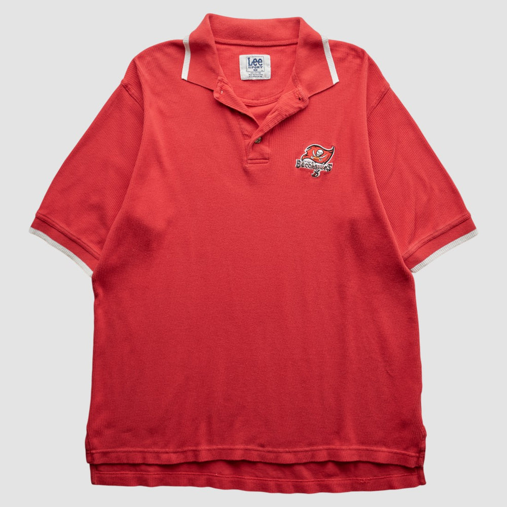 Fanatics Tampa Bay Buccaneers Lee Apparel 90s Polo Red Vintage