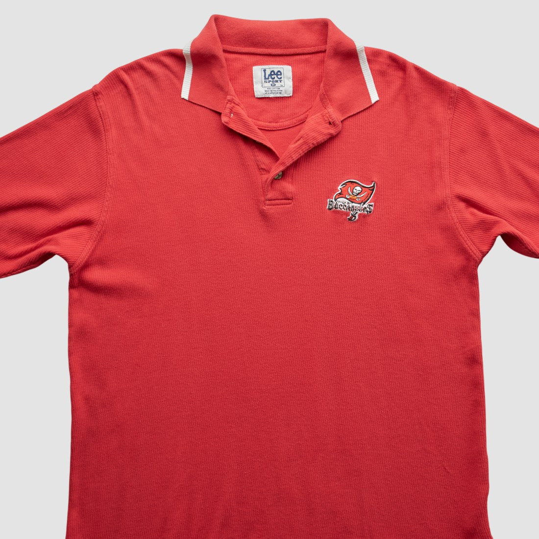 Fanatics Tampa Bay Buccaneers Lee Apparel 90s Polo Red Vintage