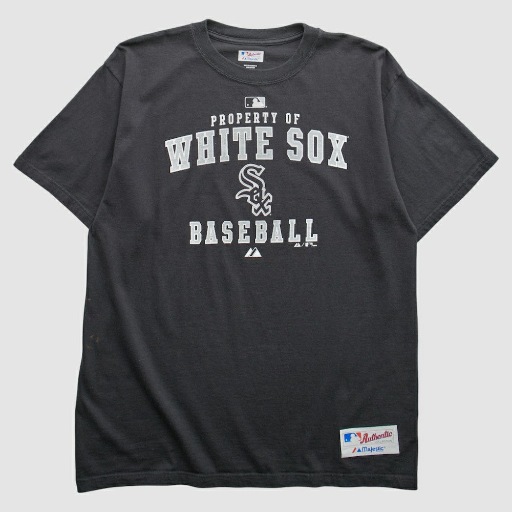 Chicago White Sox Majestic 2009 T-Shirt - Black - Vintage - Fanatics on Sale