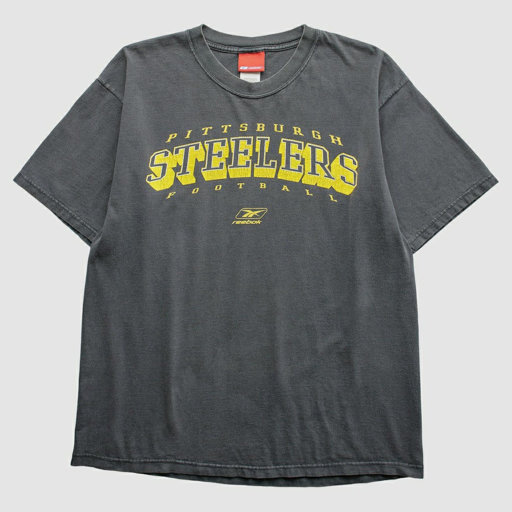 Fanatics Pittsburgh Steelers Reebok 2000s T-Shirt Gray Vintage