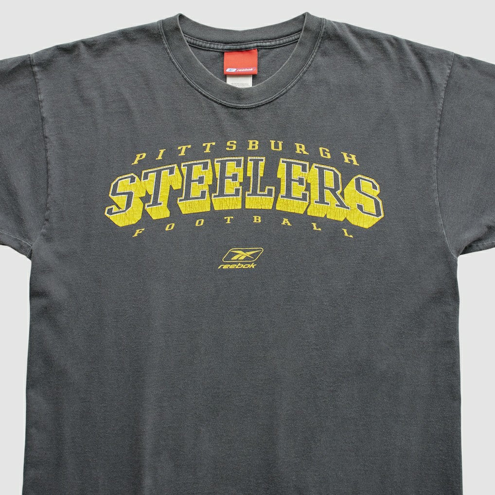 Fanatics Pittsburgh Steelers Reebok 2000s T-Shirt Gray Vintage