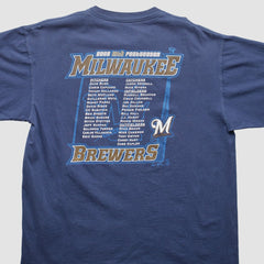 Milwaukee Brewers 2008 T-Shirt - Navy - XVintage - Fanatics Online