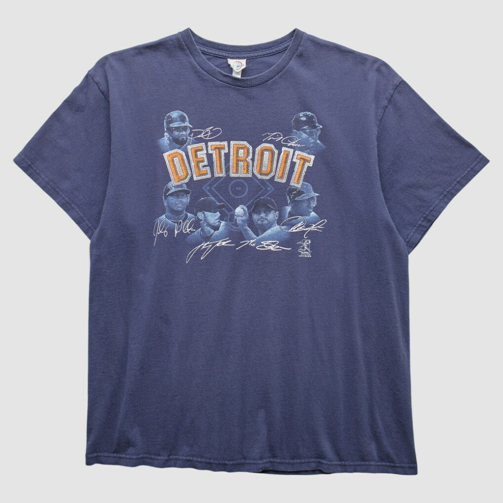 Detroit Tigers 2000s T-Shirt - Navy - Vintage - Fanatics Sale