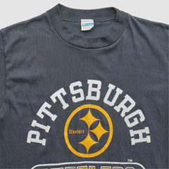 Fanatics Pittsburgh Steelers Champion 80s T-Shirt Gray Vintage
