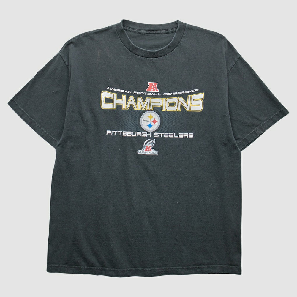 Fanatics Pittsburgh Steelers 2000s T-Shirt Black Vintage