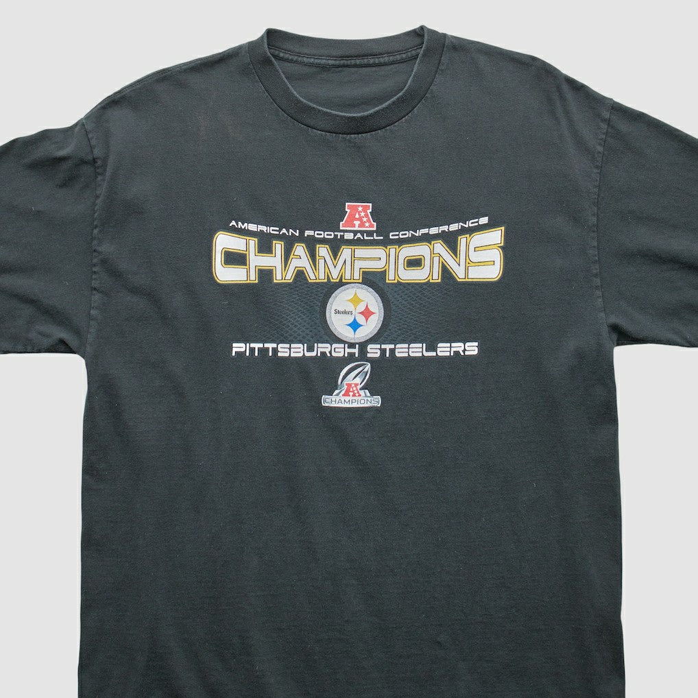 Fanatics Pittsburgh Steelers 2000s T-Shirt Black Vintage