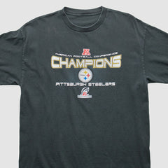 Fanatics Pittsburgh Steelers 2000s T-Shirt Black Vintage