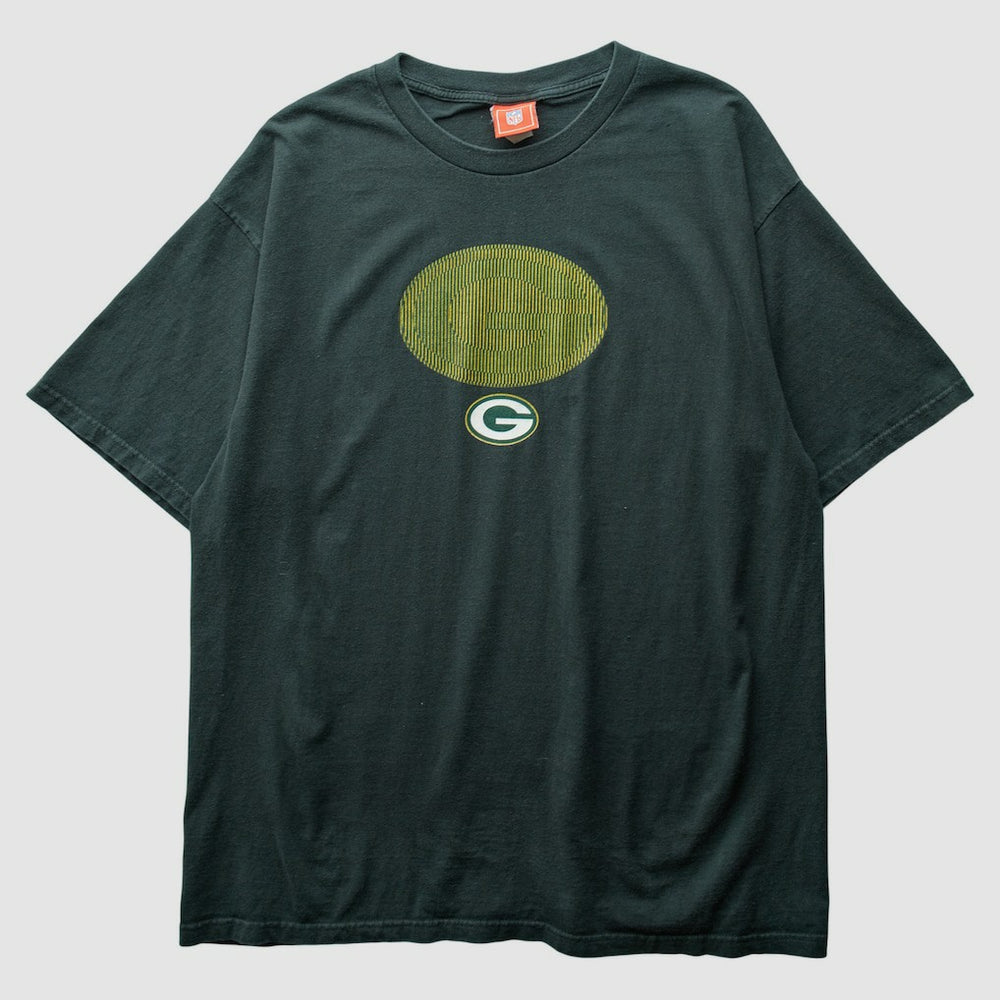 Fanatics Green Bay Packers NFL 2000s T-Shirt Black Vintage