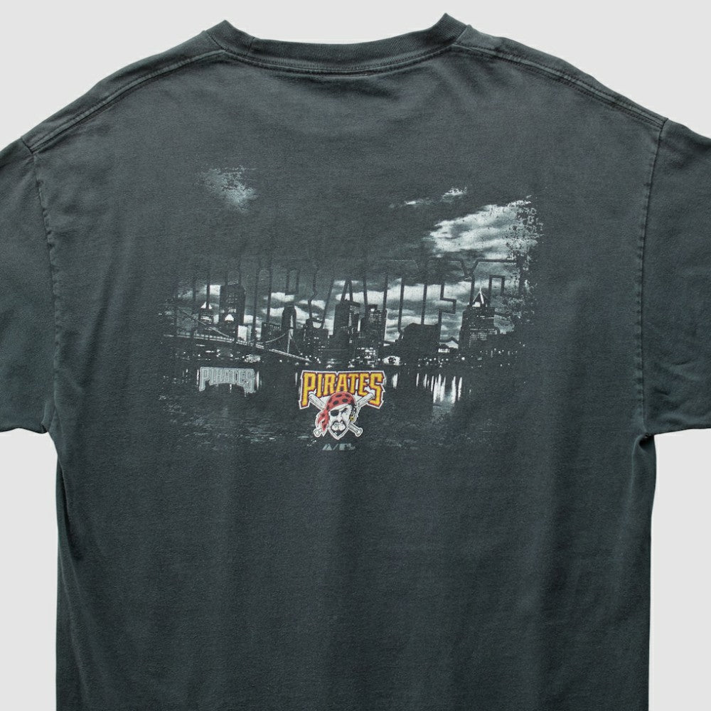 Pittsburgh Pirates Majestic 2010 T-Shirt - Black - Vintage - Fanatics on Sale