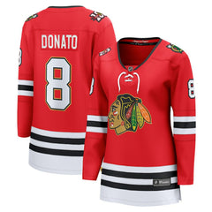 Ryan Donato Chicago Blackhawks Fanatics Women's Centennial Breakaway Player Jersey - Red - NHL 203466376