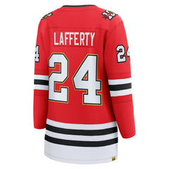 Sam Lafferty Chicago Blackhawks Fanatics Women's Centennial Breakaway Player Jersey - Red - NHL 203466378