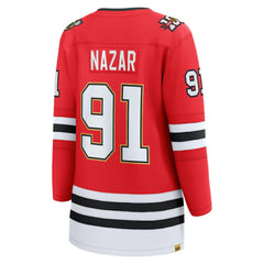 Frank Nazar Chicago Blackhawks Fanatics Women's Centennial Breakaway Player Jersey - Red - NHL 203466379
